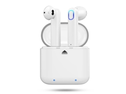 Fones De Ouvido Sem Fio Bluetooth, Bluetooth 5.0, Cancelamento De Ruído Com Microfone Embutido, Branco