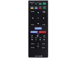 Controle remoto RMT-B126A para reprodutor de Blu-ray e DVD Sony BDP-BX120 e BDP-BX320