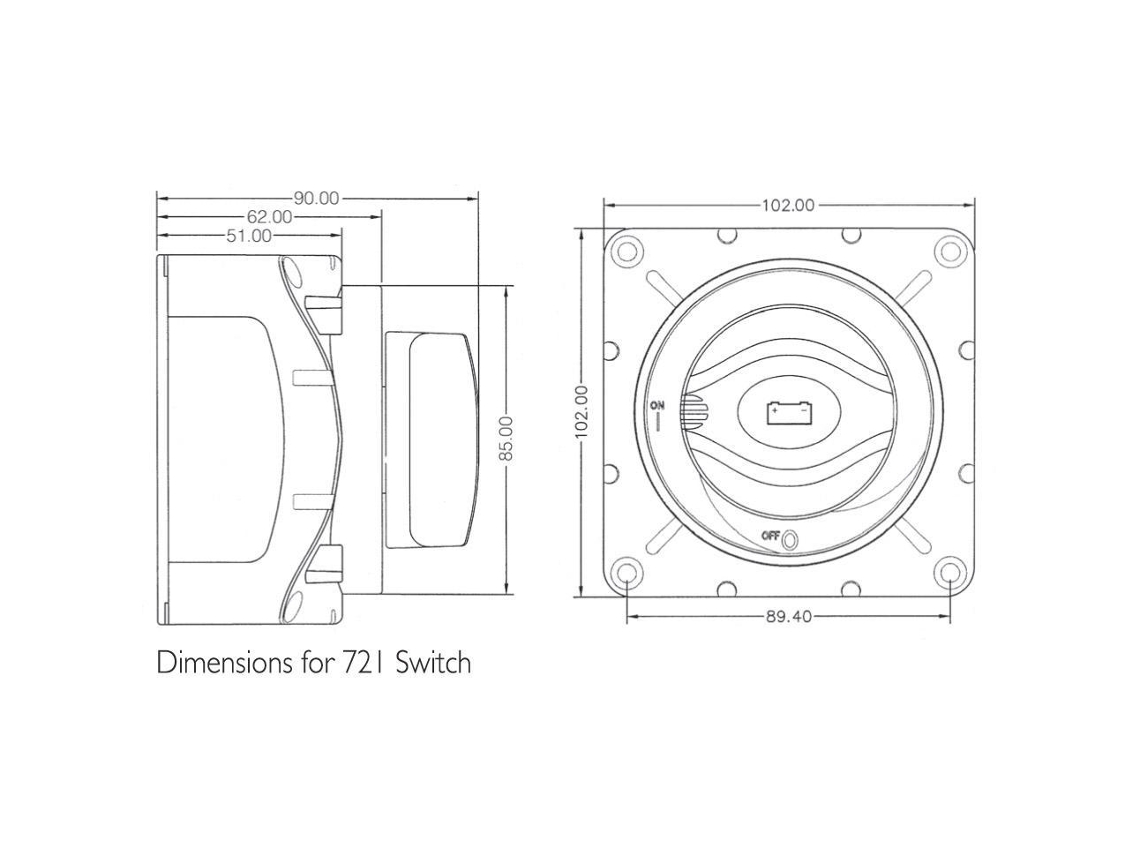 Bep Marine Heavy Duty Battery Switch
