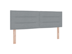 Conjunto 1 Móveis Para Cabeceira Vidaxl Cinzento-claro Tecido (160 Cm)