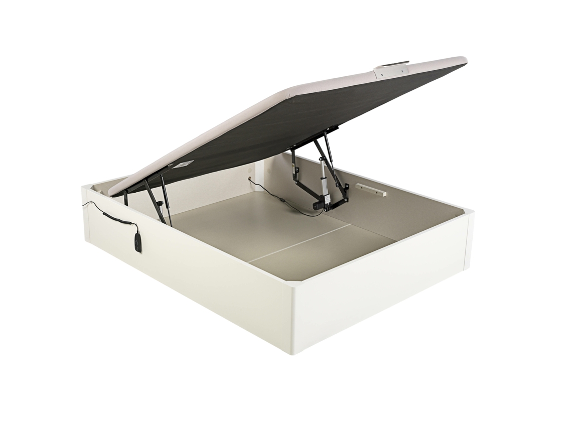Sommier com Arrumação Elétrica PIKOLIN Design - 90x200cm (36 Cm de Altura - Branco)