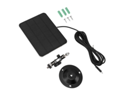 Laxiscreed Painel Solar Monocristalino De 5w Com Suporte E Cabo De 3m Para Carregamento Eficiente