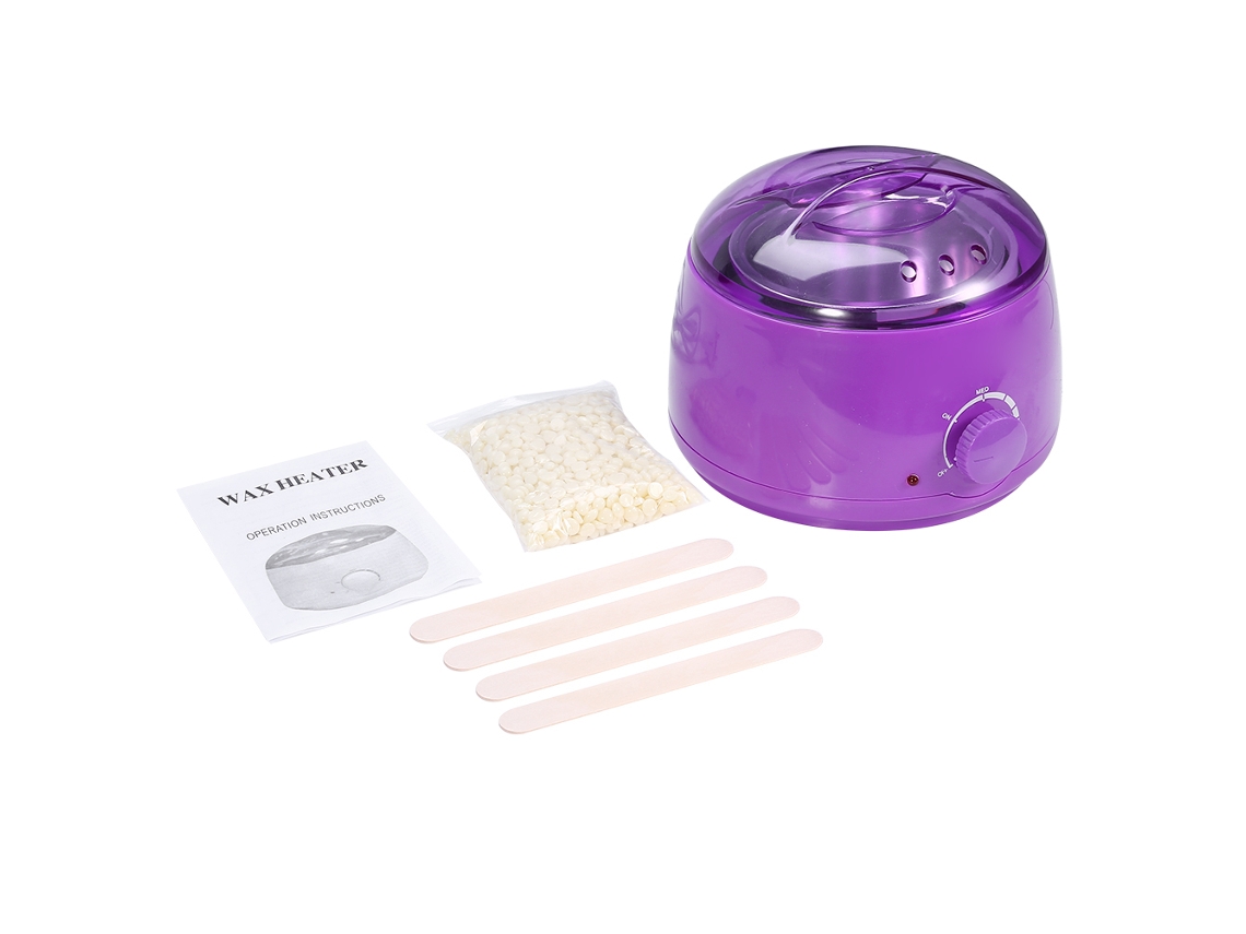 Mini Cazo De Cera Caliente Para Depilación Warmer Heater Máquina Spa Set Leche