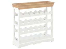 Wine Rack, Wine Racks Vidaxl Branco Madeira (n/a)