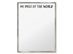 Magnetic Board My Piece Of The World For The Living Room Espelharte (60x80 Cm)
