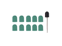 Banda De Lixamento Para Unhas Anel Cap De Polimento E Lixamento Cabeça 10x15mm (verde)