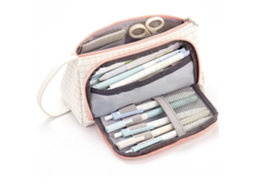 Bolsa De Estojo Com Grande Capacidade Para Canetas E Lápis Modelo 9