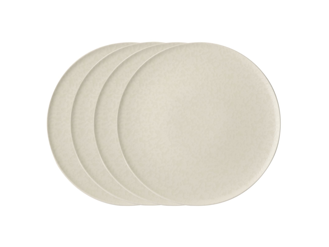 Conjunto de Pizza Piatti Da 4 Pz. Arthur Krupp Eclipse Bianchi