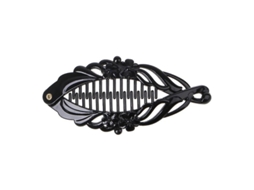 2026 pinza de Plátano Preto Simples para Cabelo de Todo Tipo Duradoura Fácil de Usar