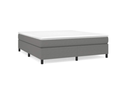 Box Spring Bed Frame, Box Spring Bed Frames Vidaxl Cinzeto Tecido (180 X 200 Cm)