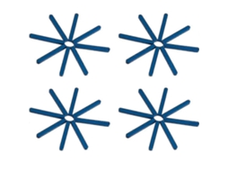 Trivet De Silicone Dobrável, Almofada De Isolamento Térmico, Tripés Para Panelas Quentes E Panelas, Suporte De Pote Aquecedor Nostalgia88