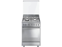 Fogão SMEG Concerto CX68M8-1 (70 L - Elétrico e Gás Natural - Inox)