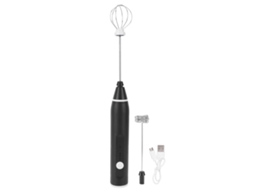 Batedor De Ovos Elétrico Portátil Com Carregamento Usb, Ideal Para Confeitaria Doméstica E Restaurantes (preto)