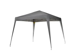 Tenda Dobrável Aço E Tecido Oxford Cor Cinzento 240x240x250 Cm Outsunny
