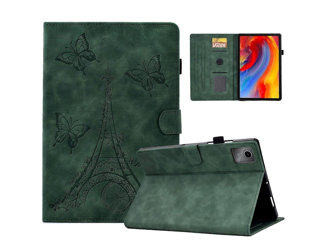 Capa De Couro Com Relevo Tower Para Tablet Lenovo Tab M11 / Xiaoxin Pad 11 2024