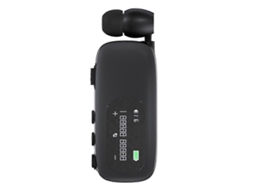 Fone De Ouvido Bluetooth Business Clip Mãos Livres V5.4 Com Tela Lcd E Cancelamento De Ruído Em Lotu Ly Ebike