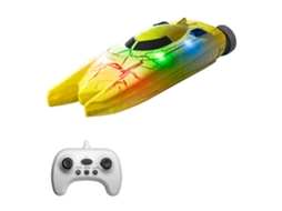 Lancha Rc Mini Laranjaylr/c 826 2.4g Rtr com Giro de 360°, Luzes Incríveis e À Prova de Água Modelo de Veículo MDUG