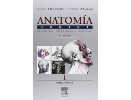 Livro Anatomía Humana.(4 Tomos) de André Delmas, Henri Rouviere (Espanhol)