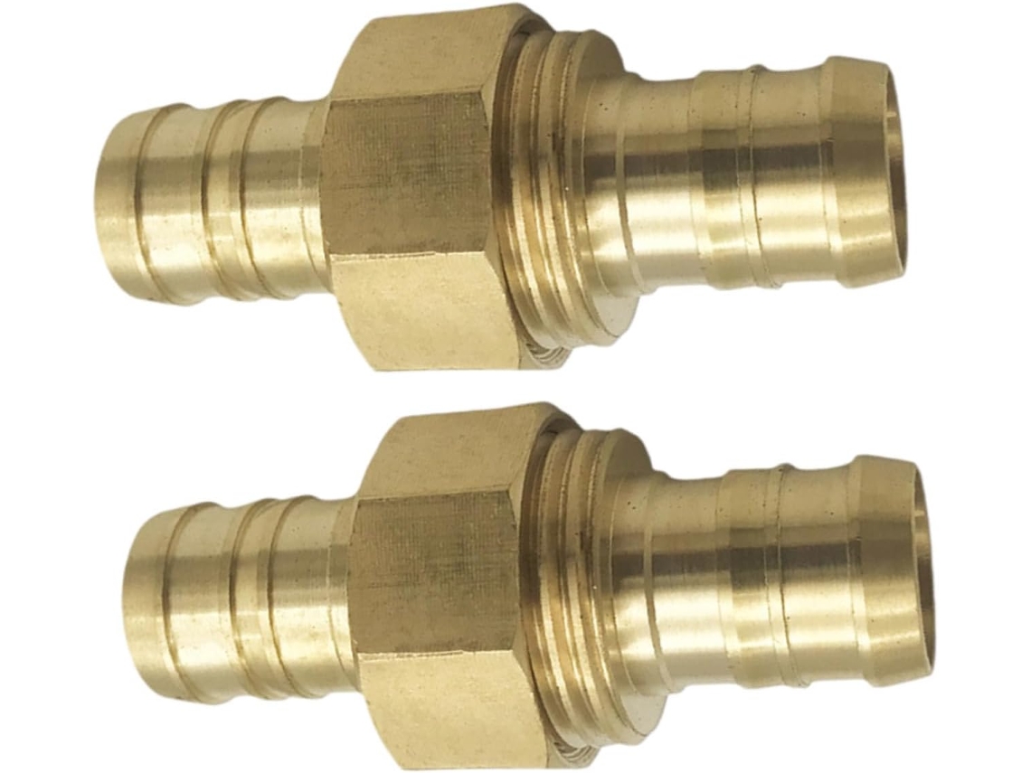 Conjunto De 2 Conectores Reparo Para Mangueira Jardim Com Rosca Macho