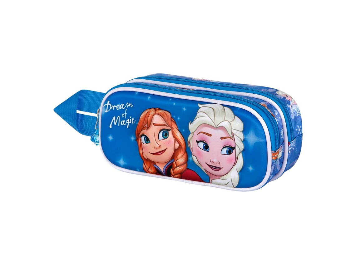 Frozen 2 Dream Estojo Duplo 3D Azul KARACTERMANIA