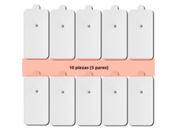 Adesivo para Estimulação Muscular Ems, Eletrodo de Gel Não Tecido Autoadesivo MDUG (9x5cm, 10 Unidades)