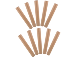 Pacote com 10 Tubos de Papel Kraft para Pôsteres com Tampas de Abs, Diâmetro de 1,5 Polegadas X 12 Polegadas. SFUSHOS