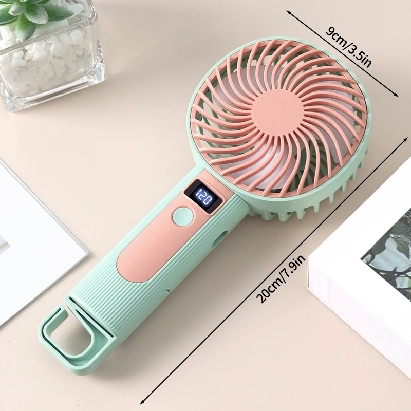 Mini Ventilador MDUG Dobrável com Resfriamento USB