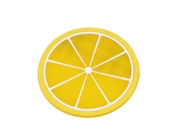 Porta Copos Antiderrapantes De Silicone Para Frutas E Escritório Amarelo Limão SUNNY SPACES