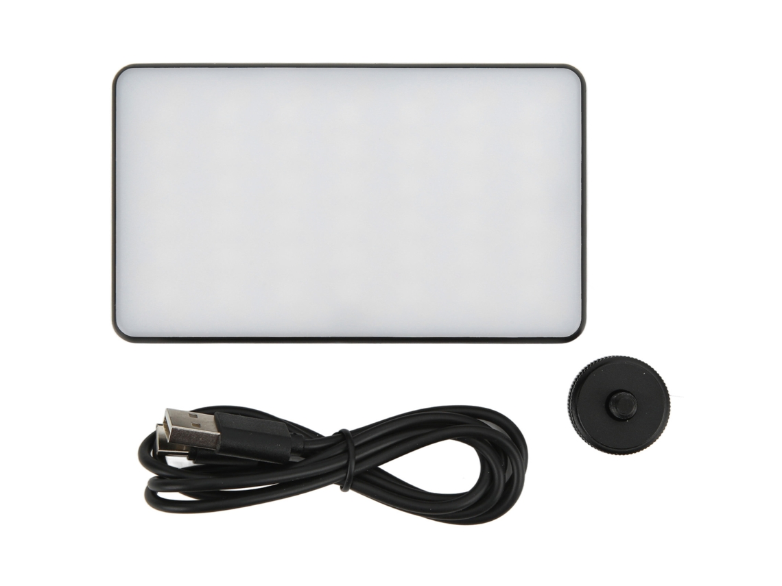 Mini luz de preenchimento LED, luz LED RGB para câmera, luz de vídeo para fotografia.