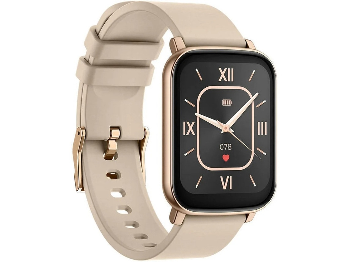 Smart Watch 1.69 Fitness Tracker Hr Sono 24 Modos Esportivos Calorias Pedômetro Bestvite (ouro)
