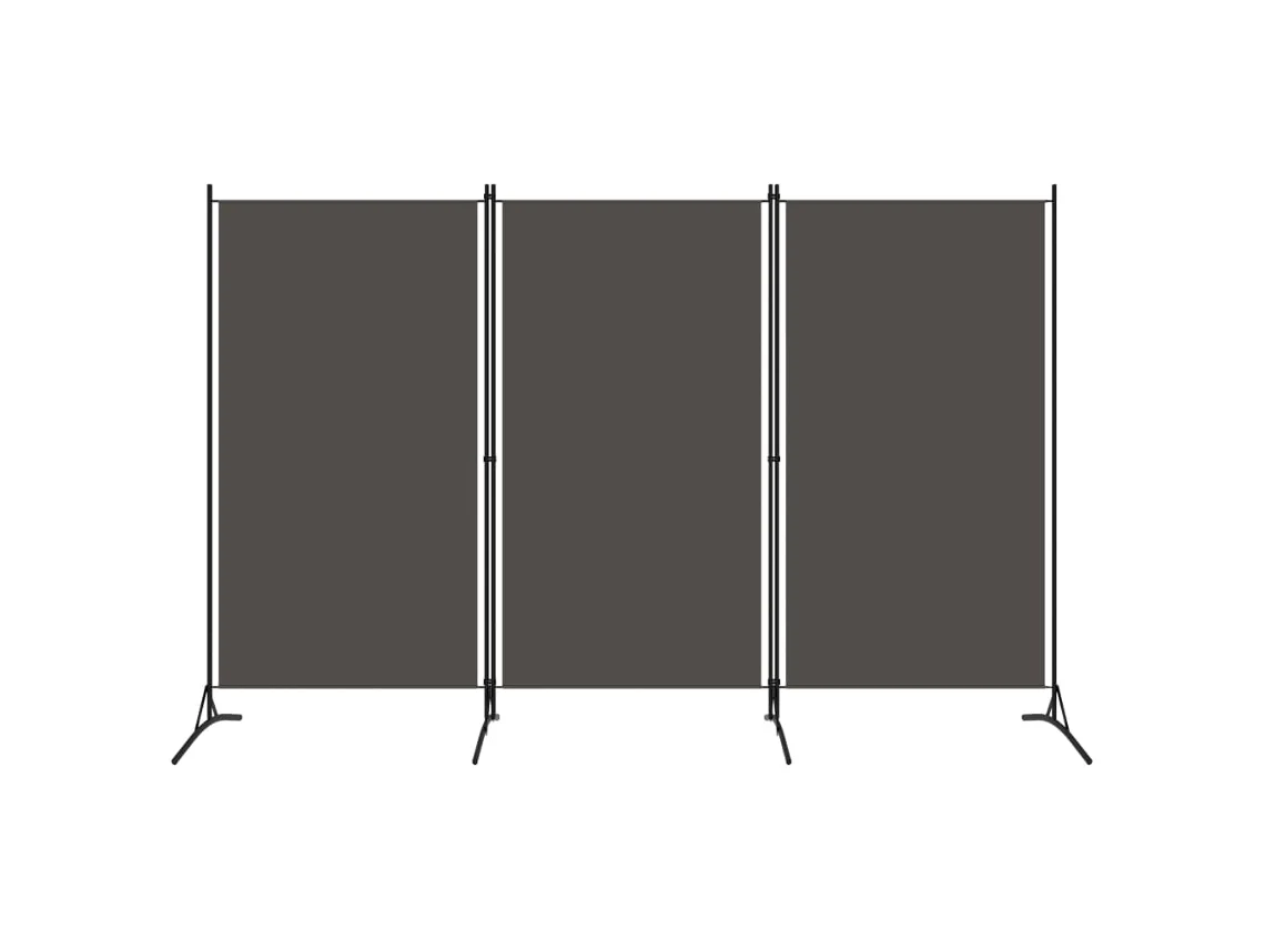 Room Divider, Room Dividers Vidaxl Cinzeto Tecido (260 X 180 Cm)