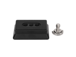 Placa de liberação rápida tipo Arca para DJI RS2 com parafuso de metal de 1/4 de polegada