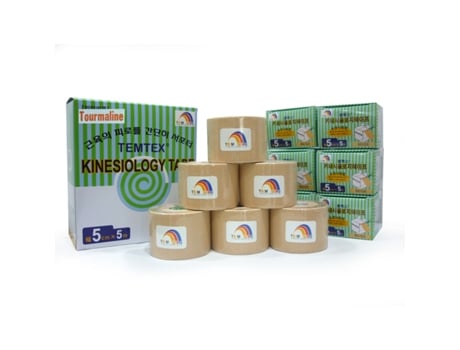 Fita Kinesiológica De Turmalina 5×5 Bege 6 Un. Tourmaline