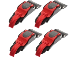 Fivela De Travamento Para Capacete De Motocicleta, 4 Peças, Abs