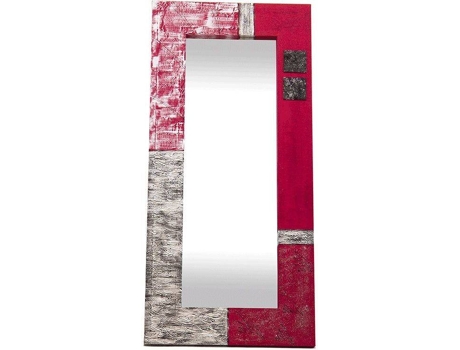 Espelho Artesanal LOHOART Maderas Fucsia (Fúscia Acrilico - 150 x 70 cm)