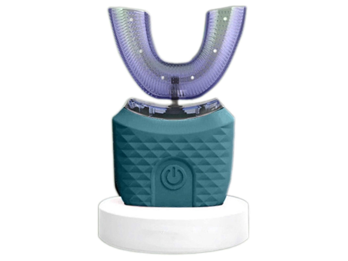 Escova de Dentes Elétrica Ultrassônica 25 26, Automática em Formato U, Limpeza Completa 360° P Ara Clareamento Dental. GOKOCO