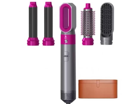 Secador De Cabelo 5 Em 1 Multifuncional Onlike, Compatível Com Styling, Curling E Straightening Com Estojo