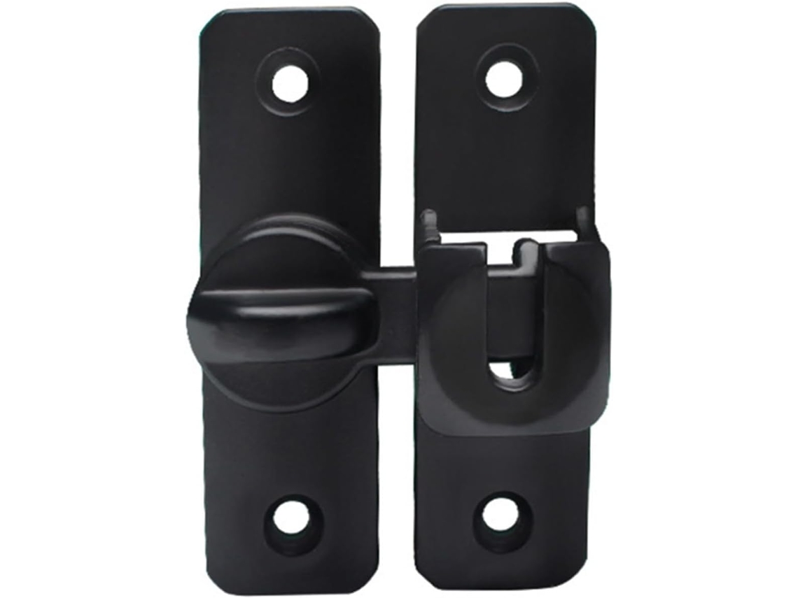 Fechadura De Porta Deslizante Ajustável 90° E 180° Em Liga Zinco Armários, Banheiros, Janelas E Móveis Design De