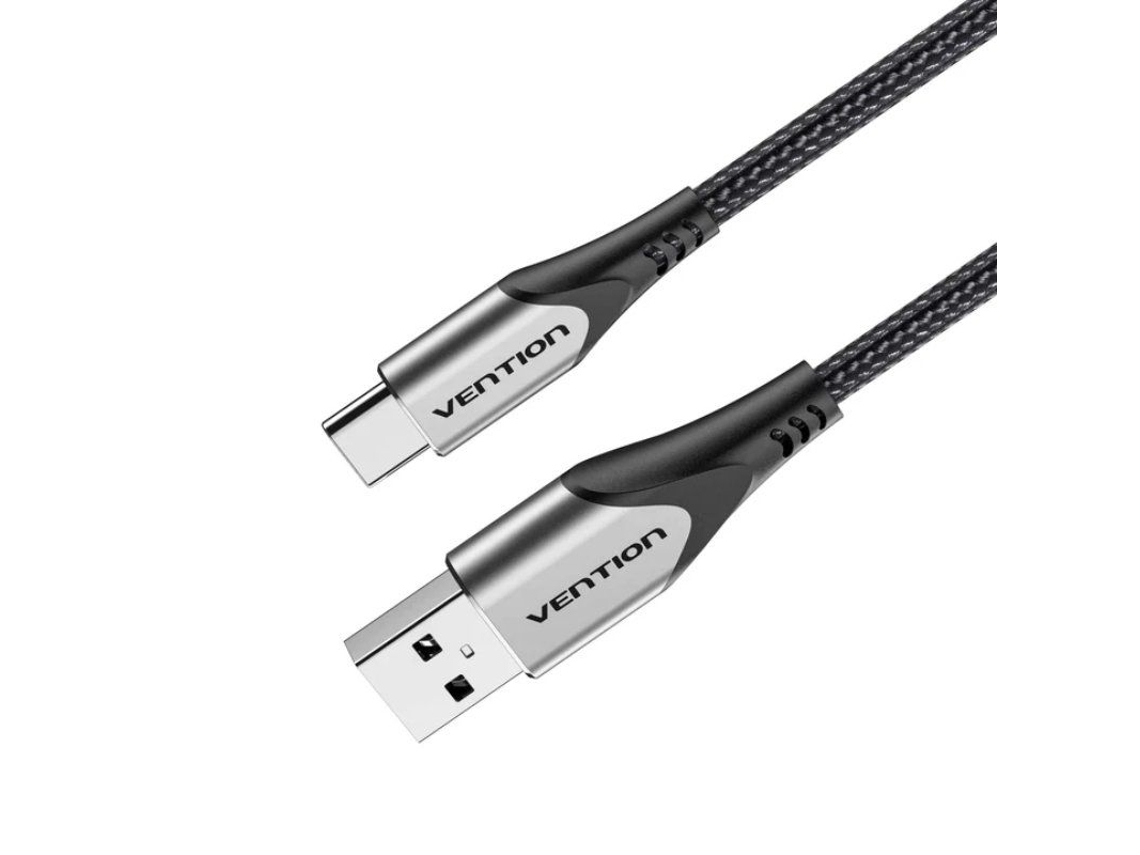 Cabo Usb 2.0 Tipo-C VENTION Codhc/ Usb Macho Usb Tipo-C Macho/ 0,25M/ Cinza