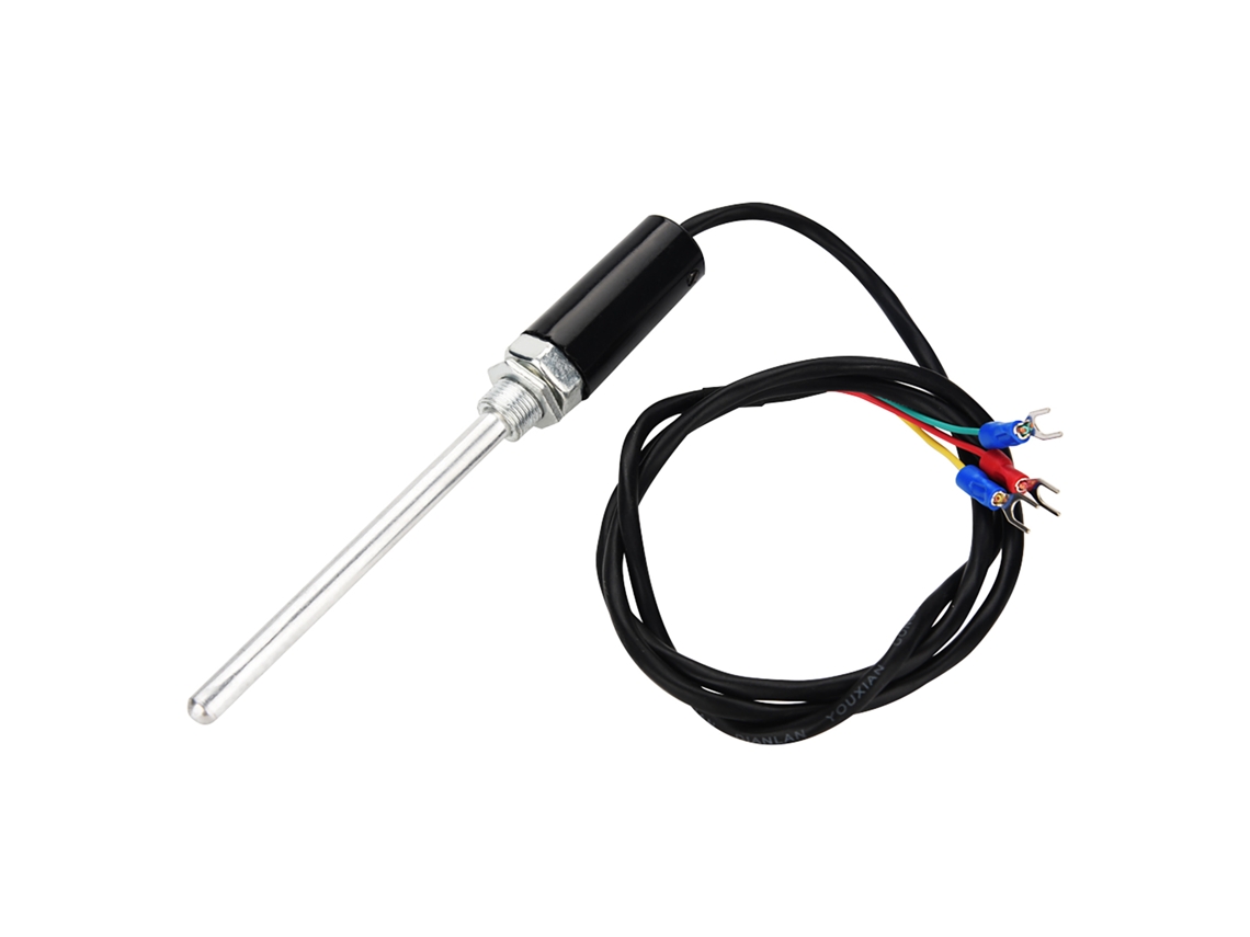Sonda Sensor Termopar Tipo Pt100 com Cabo de Aço Inoxidável 100mm