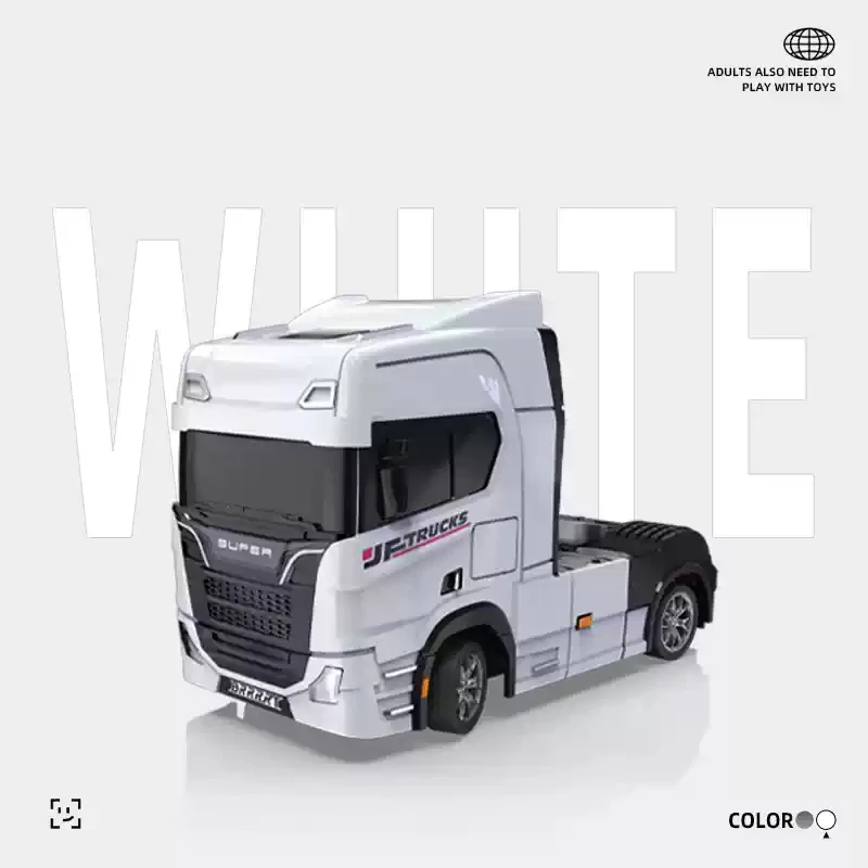 Miniatura de Carro de Drift com Controle Remoto, Escala 1/43, Presente para Crianças MDUG (branco)