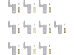 Conjunto De 10 Luzes De Led Com Sensor De Dobradiça, Cada Uma Com 3 Leds, Ideais Para Armários E Por Gokoco