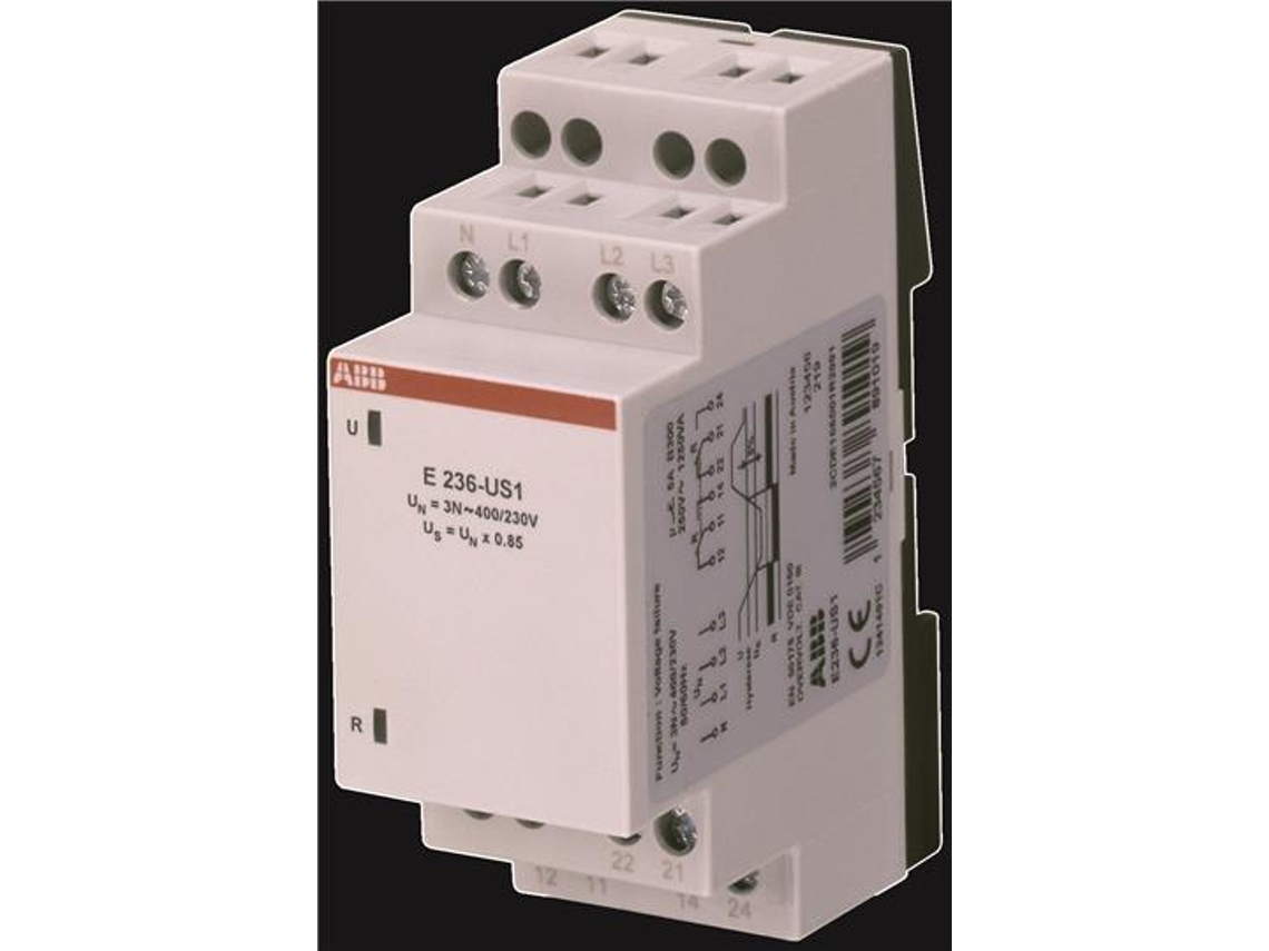 Relé de subtensão E236 Us1 Relé de subtensão E236 Us1 Abb (2cde165000r2001)