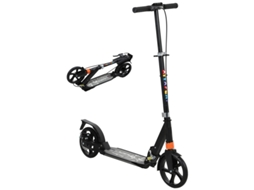 Patinete Infantil Com Guidão Ajustável E Dobrável,adequado Para Crianças De 6 A 12 Anos,dimensões 94x36x88-13cm,preto.