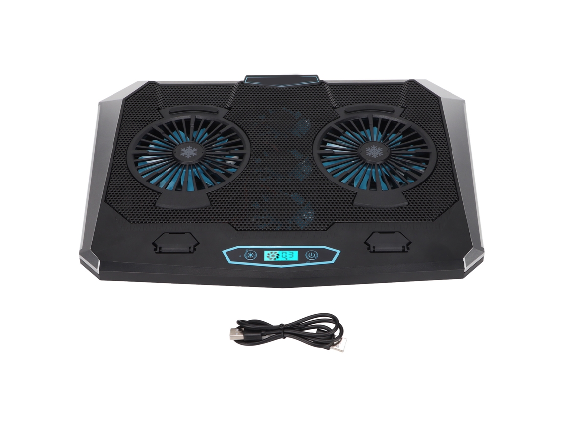Cooler Para Notebook Com 5 Ventiladores E Ajuste De Ângulo Múltiplo, Base De Resfriamento Para Laptop.