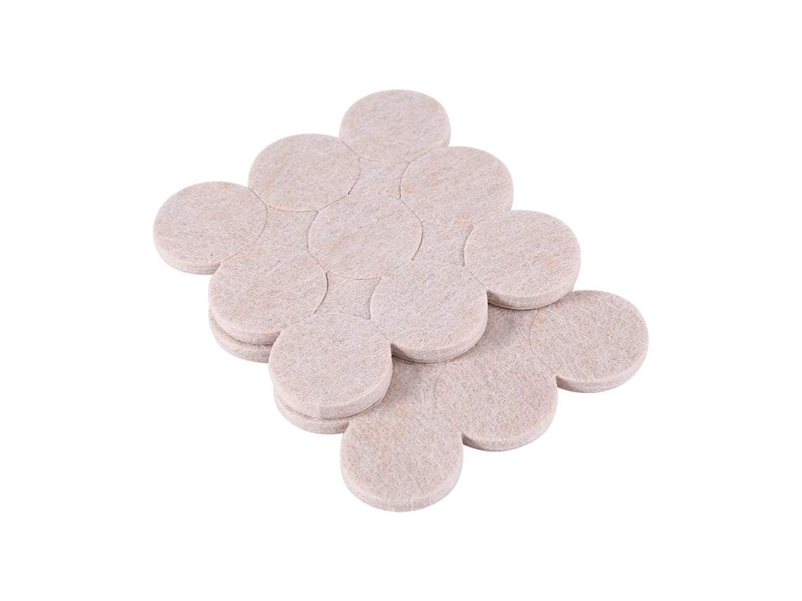 Laxiscreed Conjunto De Protetores De Feltro Para Pernas De Móveis, 18 Unidades Redondas De 2,7 Cm