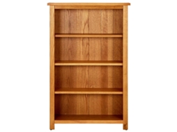 Estante com 4 Prateleiras de Madeira de Carvalho MAISON EXCLUSIVE (70x22x110 cm)