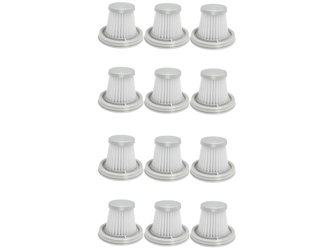 12pcs Filtro Hepa Para Aspirador Mijia Mão Wireless Lavável Peças De Reposição