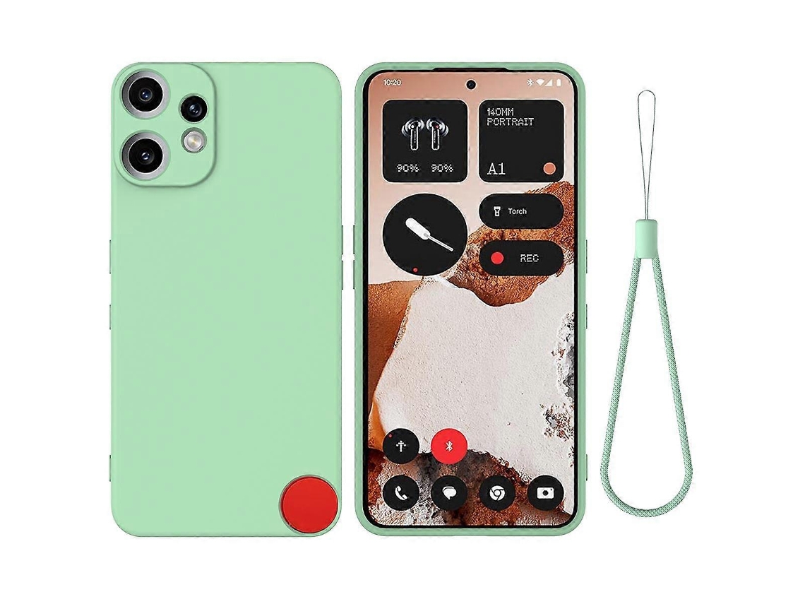 Capa De Celular De Silicone Líquido De Cor Sólida, Resistente A Quedas E Com Cobertura Total, Da Nothing Cmf Phone 2 Pro