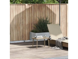 Vidaxl Mesa De Centro De Jardim Retangular 60x40x37cm Vime Pe Bege
